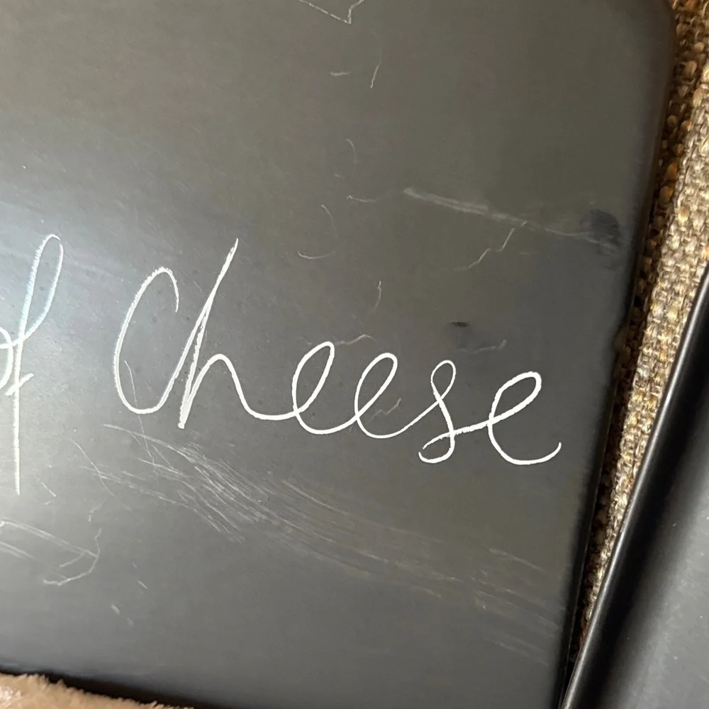 Rare Black Cheese Board Set by Pier One Imports “SOHO” Collection